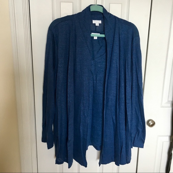 J Jill Love Linen Cardigan 
